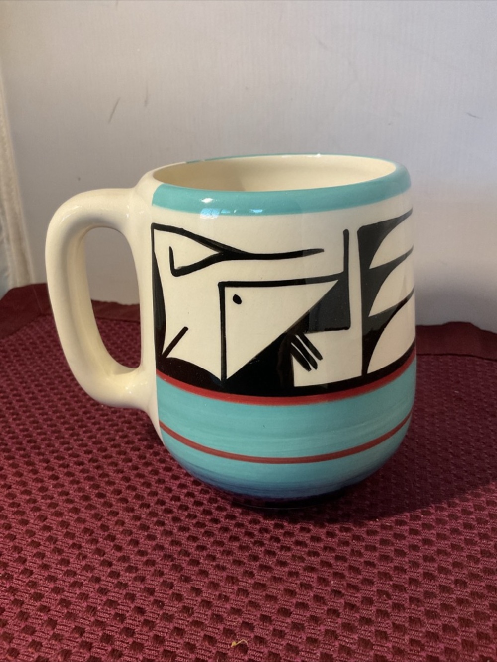 Handcrafted Ute Mountain Pottery signed Padilla